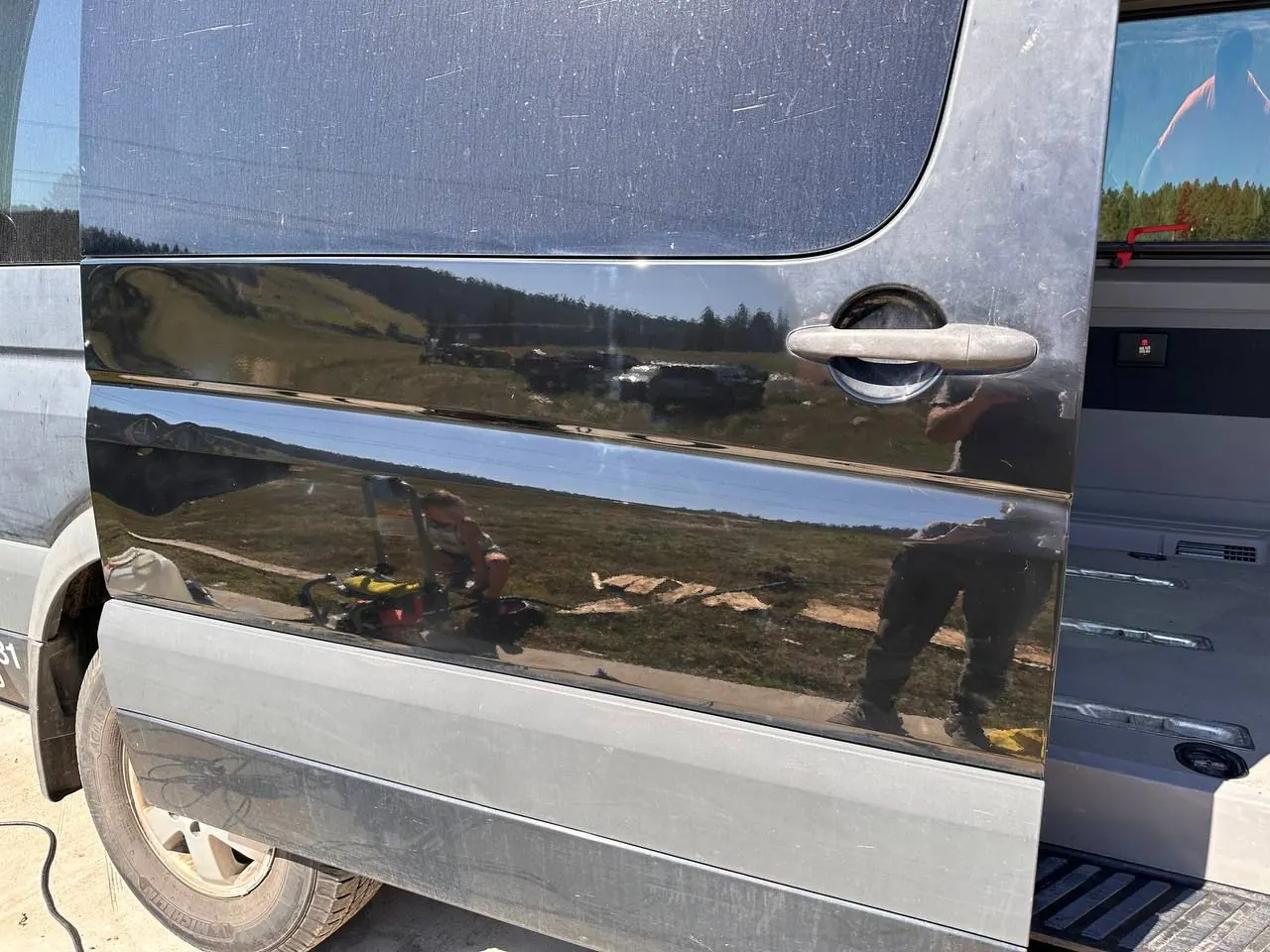 Car paint correction result mobile detailing San Diego